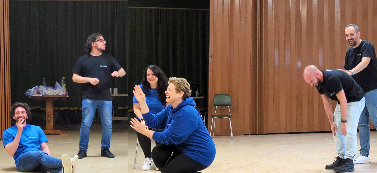 Sessione di improvvisazione teatrale con Alfredo Morresi e il team Nephila.