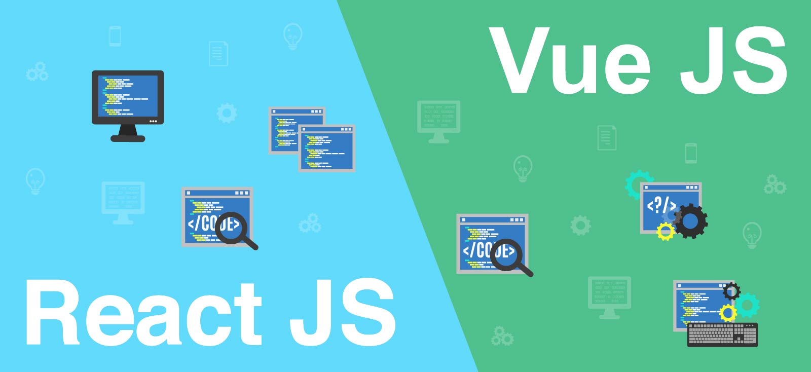 Vue JS and React JS