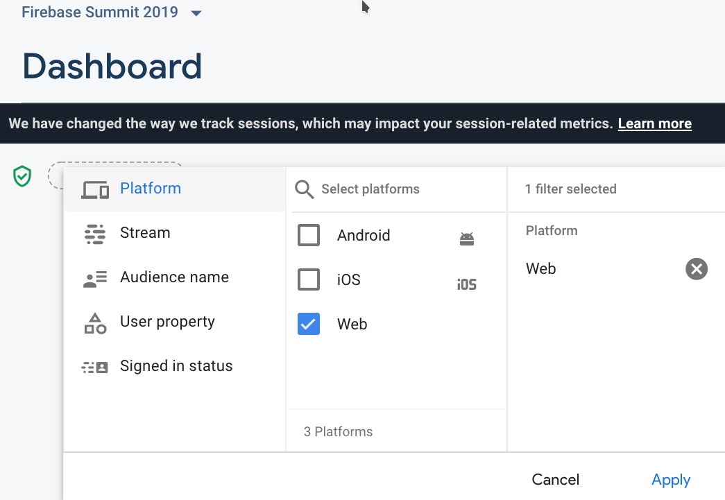 Su Firebase è disponibile lo sviluppo web