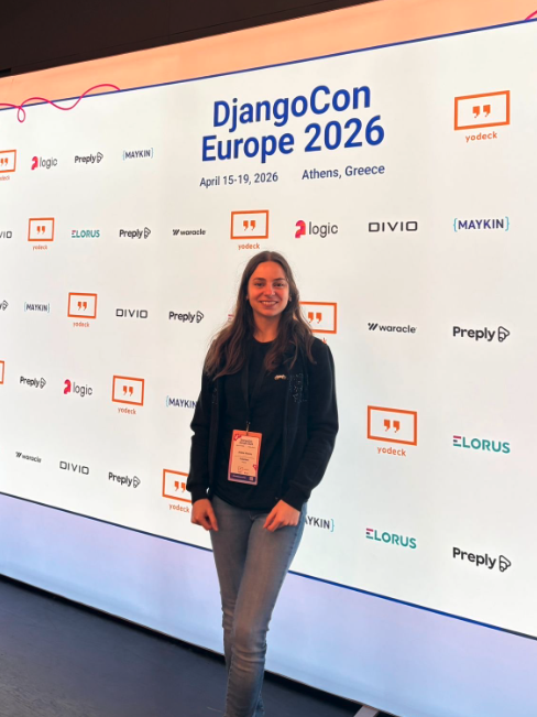Juliana Nicacio a DjangoCon Europe 2026, Atene