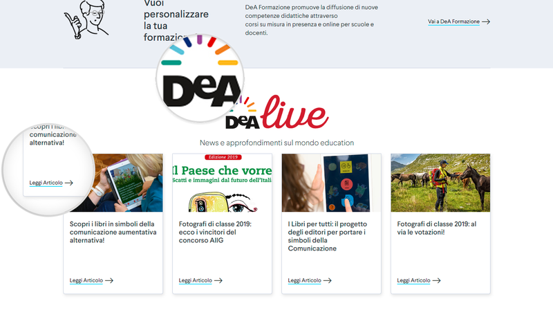 Dettagli di design su Deascuola.it